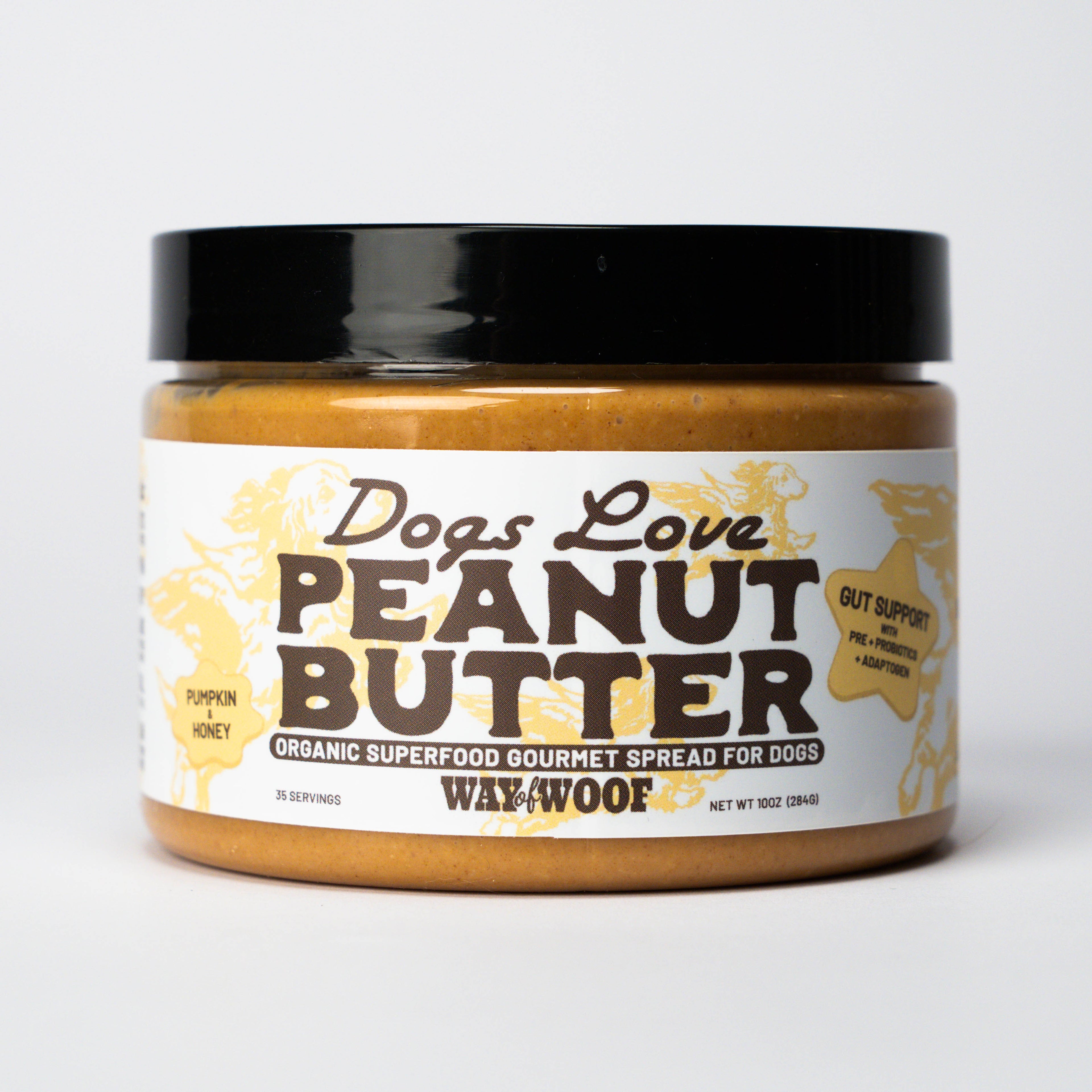 DOGS LOVE BUTTER • Organic Probiotic Peanut Butter
